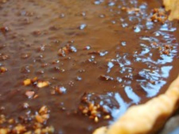 La Tarte de tous les délices: chocolat corsé, nougatine et mousse de mascarpone - Préparation etape 6