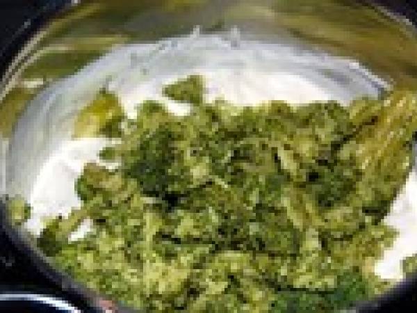 Gratin pâtes & brocolis au bleu - Préparation etape 4