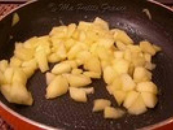 Verrine aux Pommes, Sirop de Cannelle et Glace Vanille - Préparation etape 4