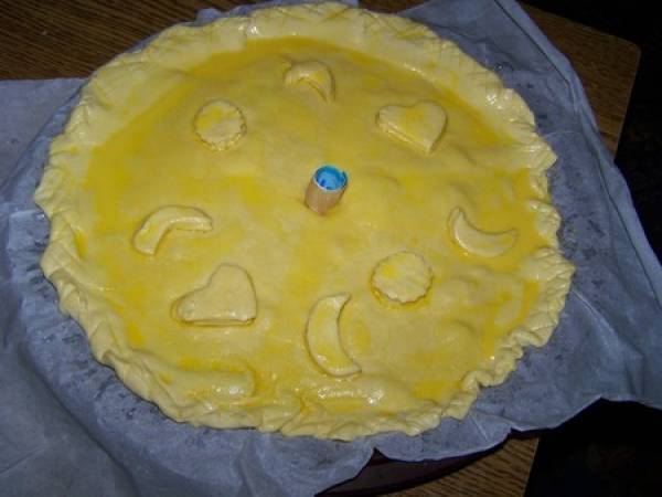 Ma tourte au poireaux et noix de st Jacques - Préparation etape 3