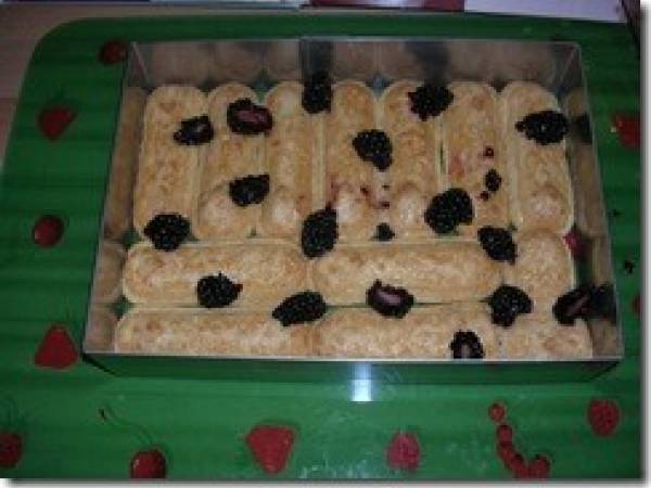 Tiramisu aux fruits rouge - Préparation etape 1