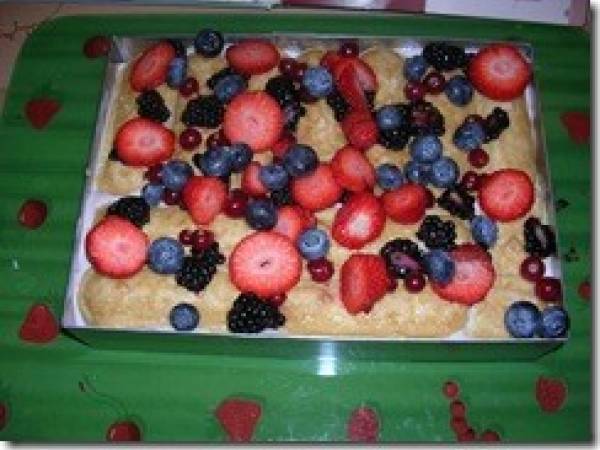 Tiramisu aux fruits rouge - Préparation etape 2