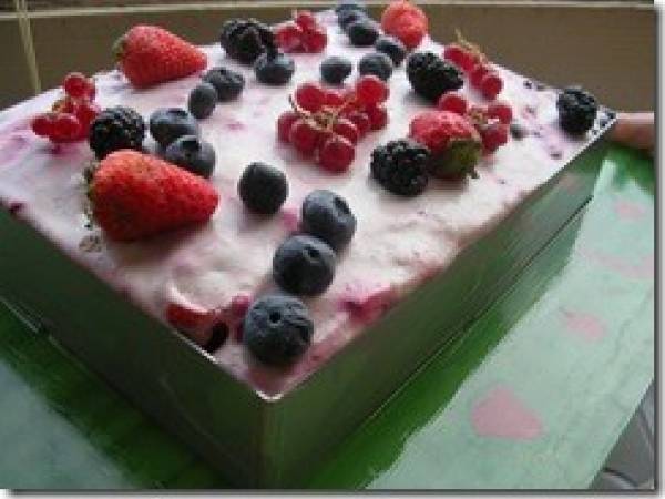 Tiramisu aux fruits rouge - Préparation etape 4