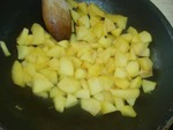 Aumonières figues pommes chèvre - Préparation etape 1