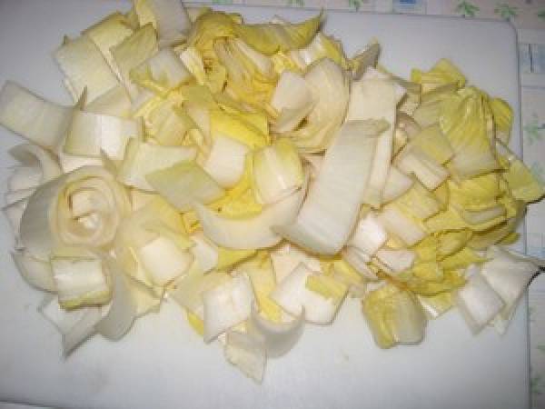 Escalopes de poulet aux endives et au curry - Préparation etape 1