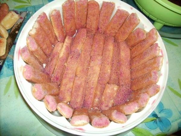 CHARLOTTE AUX CERISES - Préparation etape 2