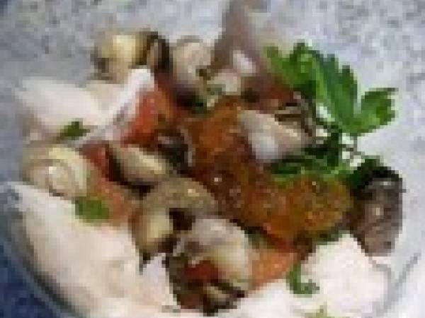 Aile de Raie en Gelée à l' Estragon, aux Bigorneaux - Préparation etape 5