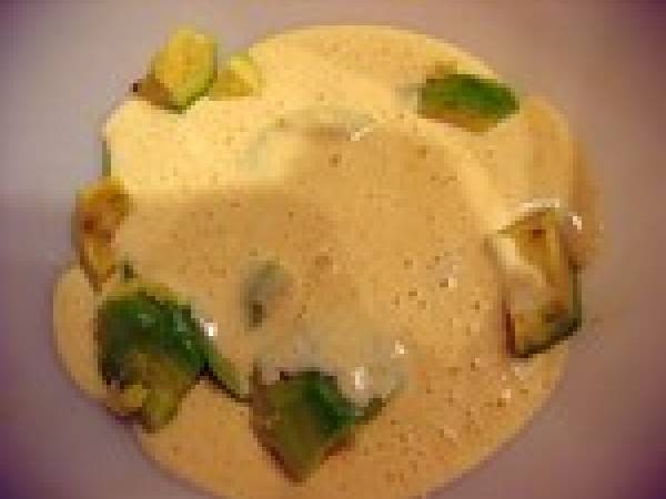 Bavarois d'avocat épicé au saumon fumé et kasha - Préparation etape 4