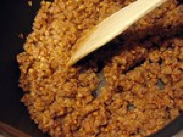 Bavarois d'avocat épicé au saumon fumé et kasha - Préparation etape 5