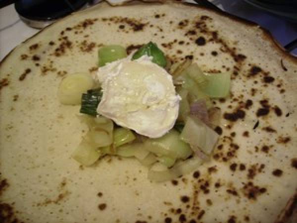 Aumonières à la bretonne : poireau, chèvre et miel - Préparation etape 6