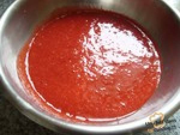 Moscovite aux Fraises à l'Agar-agar # 1 - Préparation etape 2