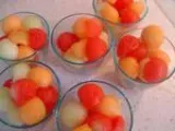 Etape 2 - Verrines de melon Pastèque