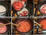 Etape 2 - Gravity cake et sa ganache aux fraises tagada