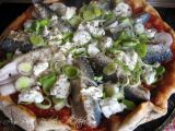 Etape 4 - Pizza à la sardine et aux poireaux