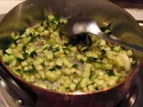 Etape 3 - Pastasotto allo zafferano con zucchine
