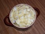 Etape 5 - Ecrasé de pommes de terre, andouille et camembert