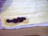 Etape 3 - Torsades feuilletées crème d'amande-myrtilles