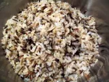 Etape 2 - Soupe de champignons aux 2 riz