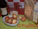 Etape 1 - Fondue d'oignons et crêpes