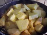 Etape 3 - Filet de truite rose aux pommes et ananas