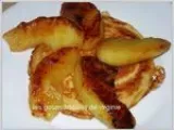 Etape 6 - Blinis aux pommes caramélisées et à la chantilly cannelle et miel