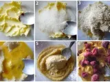Etape 1 - Moelleux framboise amande et farine de maïs
