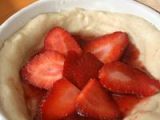 Etape 4 - Tarte briochée aux fraises, pâtisserie du matin !