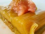 Etape 4 - Tartelles de cheesecake citron et sa rhubarbe confite au sirop de gingembre...