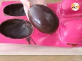 Etape 9 - Oeufs en chocolat de Pâques