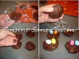 Etape 8 - Nids de Pâques à la ganache chocolat carambar