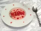 Etape 5 - Velouté pralines roses et fraises