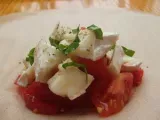 Etape 2 - Aumonière de chèvre, tomate & basilic