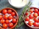 Etape 1 - Flan aux Tomates Cerises et Romarin