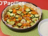 Etape 4 - Quiche aux courgettes et carottes