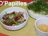 Etape 3 - Salade de fenouil, poivrons et sardines