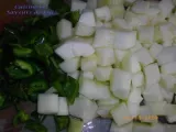 Etape 1 - Risotto à la courgette et au poivron vert