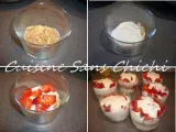 Etape 4 - Cheese-cake individuel aux fraises
