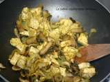 Etape 6 - Tempeh (koissékessa) au curry et lait de coco....découvertement délicieux !