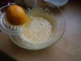 Etape 2 - Petit moelleux à la poire, orange et mascarpone