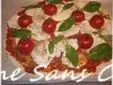 Etape 7 - Pizza tomate, mozzarella, basilic.