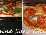 Etape 8 - Pizza tomate, mozzarella, basilic.