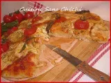 Etape 9 - Pizza tomate, mozzarella, basilic.