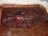 Etape 4 - Palette de porc et sa sauce au beaujolais et parmesan
