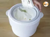 Etape 8 - Glace au yaourt et à la framboise
