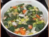 Etape 5 - Potage mouliné aux légumes