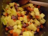 Etape 2 - Soupe de pommes terre fumée - Geräucherte Kartoffelsuppe