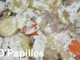 Etape 5 - Blanquette de carottes, panais et pommes de terre