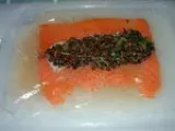 Etape 4 - Bûchettes de saumon aux lentilles vertes et cresson