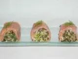 Etape 5 - Bûchettes de saumon aux lentilles vertes et cresson
