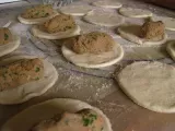Etape 6 - Croissants aux foies de volaille de mamie